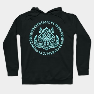 viking symbols boar Hoodie